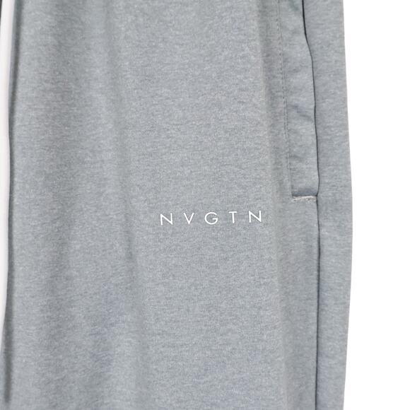 NVGTN High Rise Drawstring Jogger Lounge Pant Silver Mist Light Grey Size Small - Picture 6 of 7